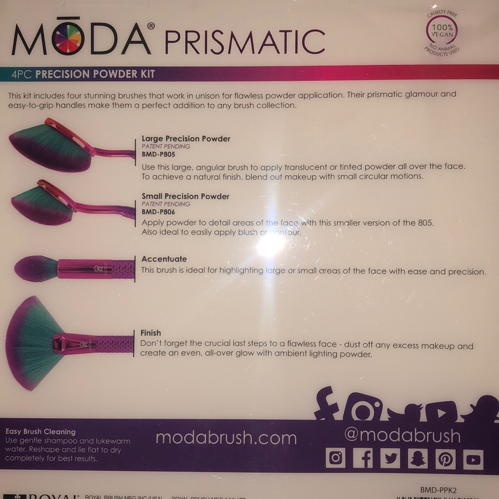 MODA Prismatic 4pc Precision Powder Kit - Picture 3 of 7